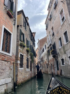 Gondola guide Venice Italy