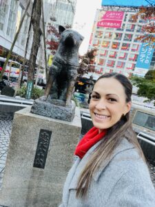 Hachi statue in Shibuya