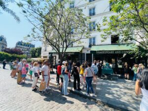 Shakespeare and Company in Paris France