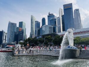 Merlion Park in Singapore