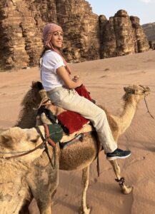 camel rides in wadi rum desert