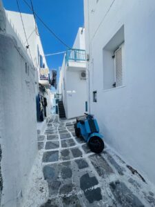 Mykonos streets Greece