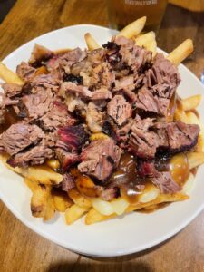 poutine with brisket