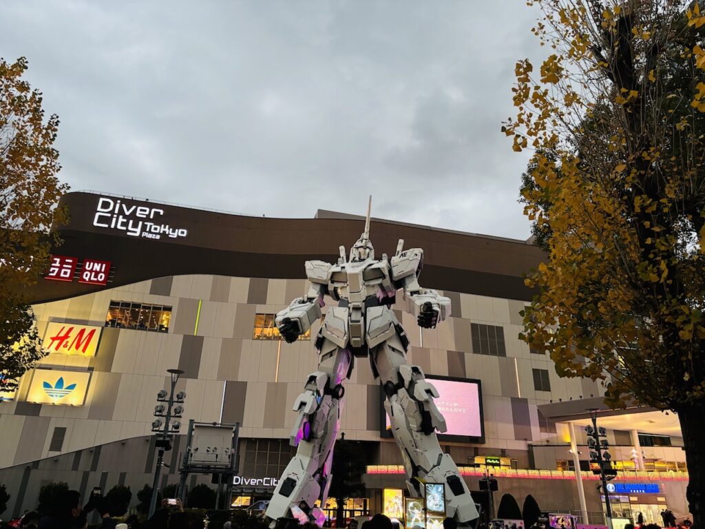 Tokyo Japan Gundam Statue