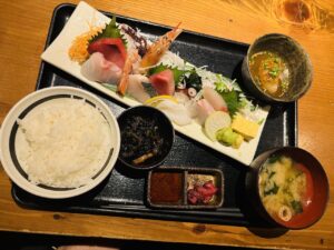 sashimi in tokyo japan