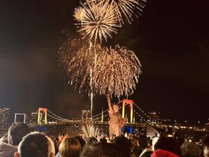 Odaiba fireworks show