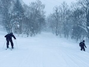 Skiing in Hokkaido