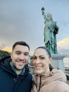 mini Statue of Liberty in Odaiba