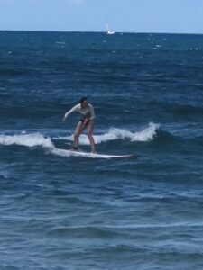 Surfing the North Shore Oahu