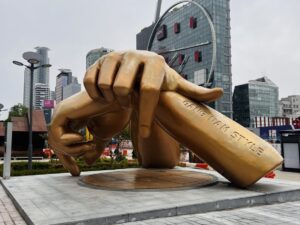 Gangnam Style Statue in Korea