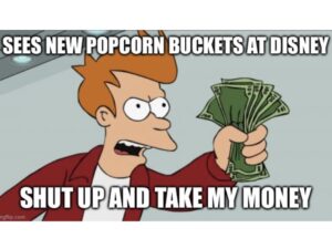 Disney Popcorn Bucket Meme