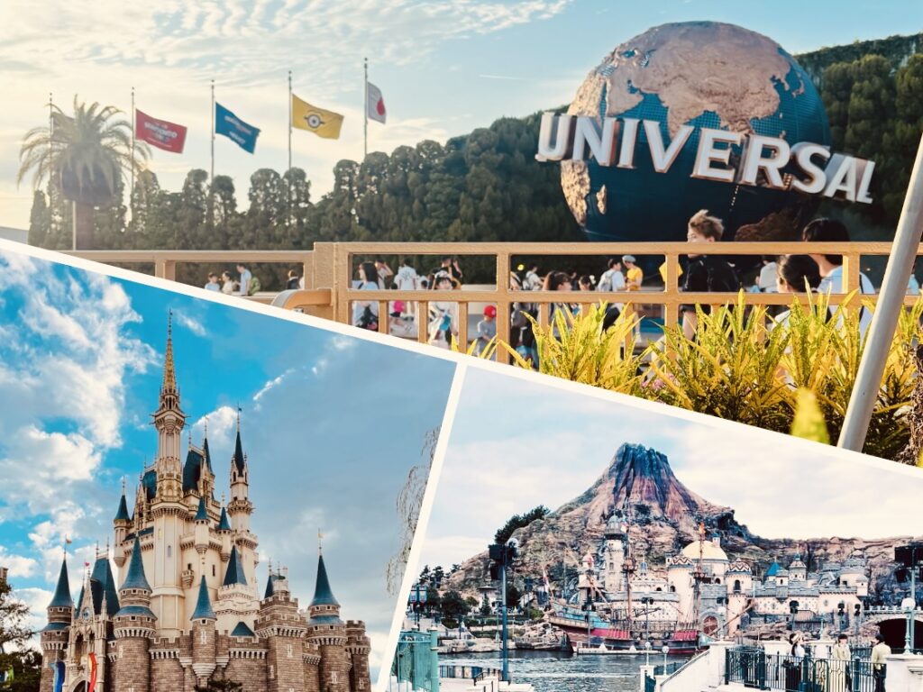 USJ, Tokyo Disneyland and DisneySea