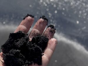 Black Sand Beach on the Road to Hana